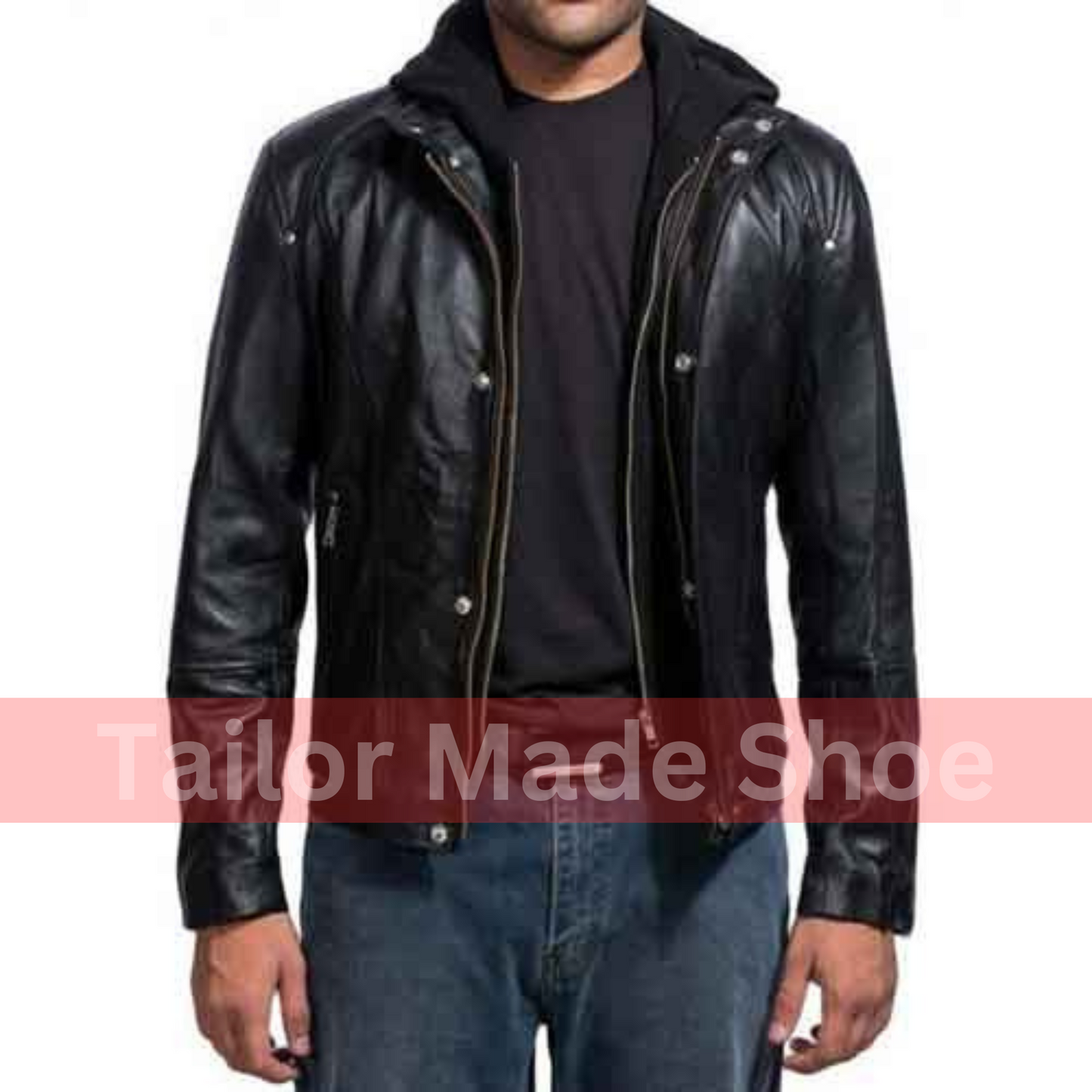 Brick Mansions Damien Collier Leather Jacket Worn by Paul Walker