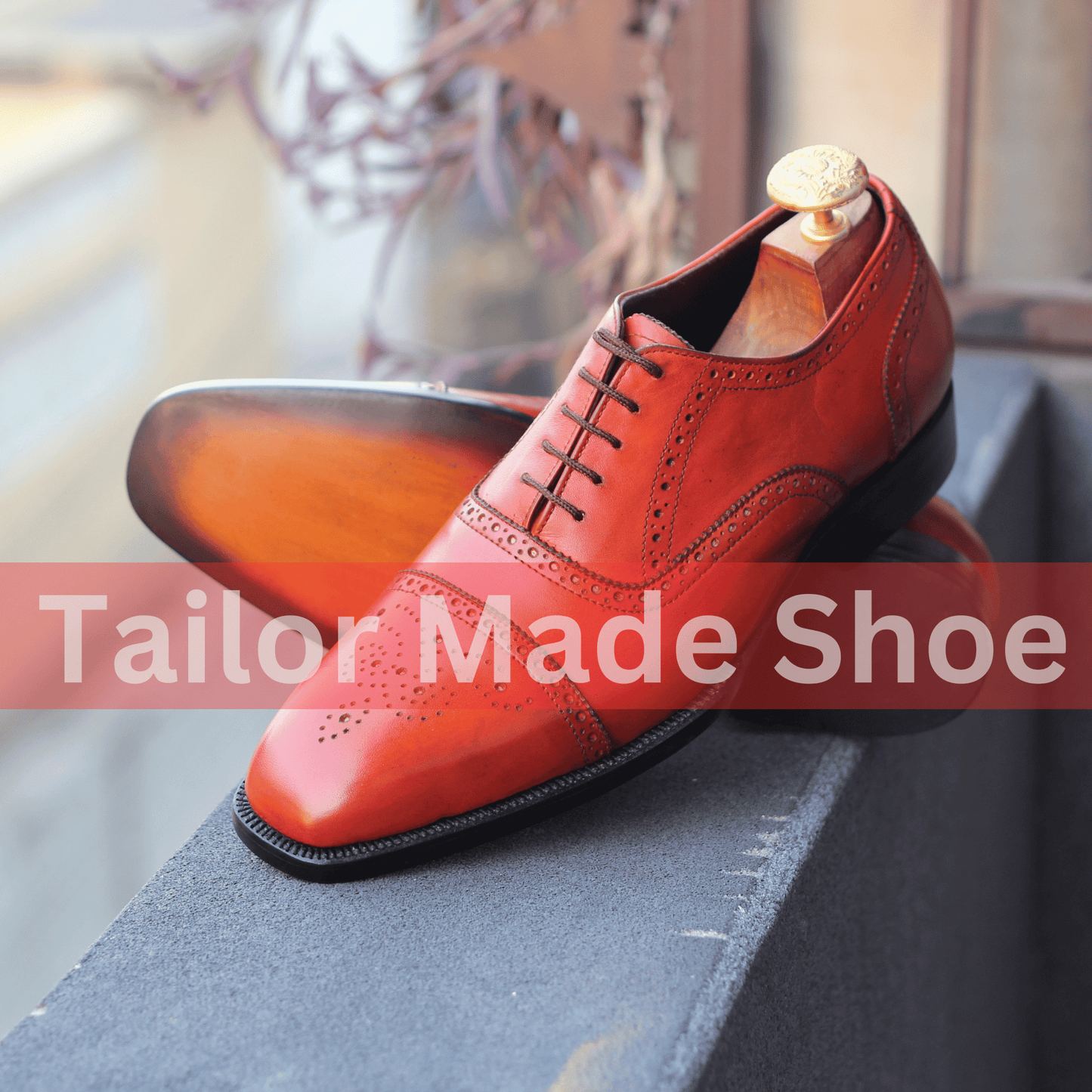 Classic Brogue Leather Oxfords – Handcrafted Formal Footwear Premium Handmade Cap-Toe Oxford Shoes for Men – Business & Formal Wear