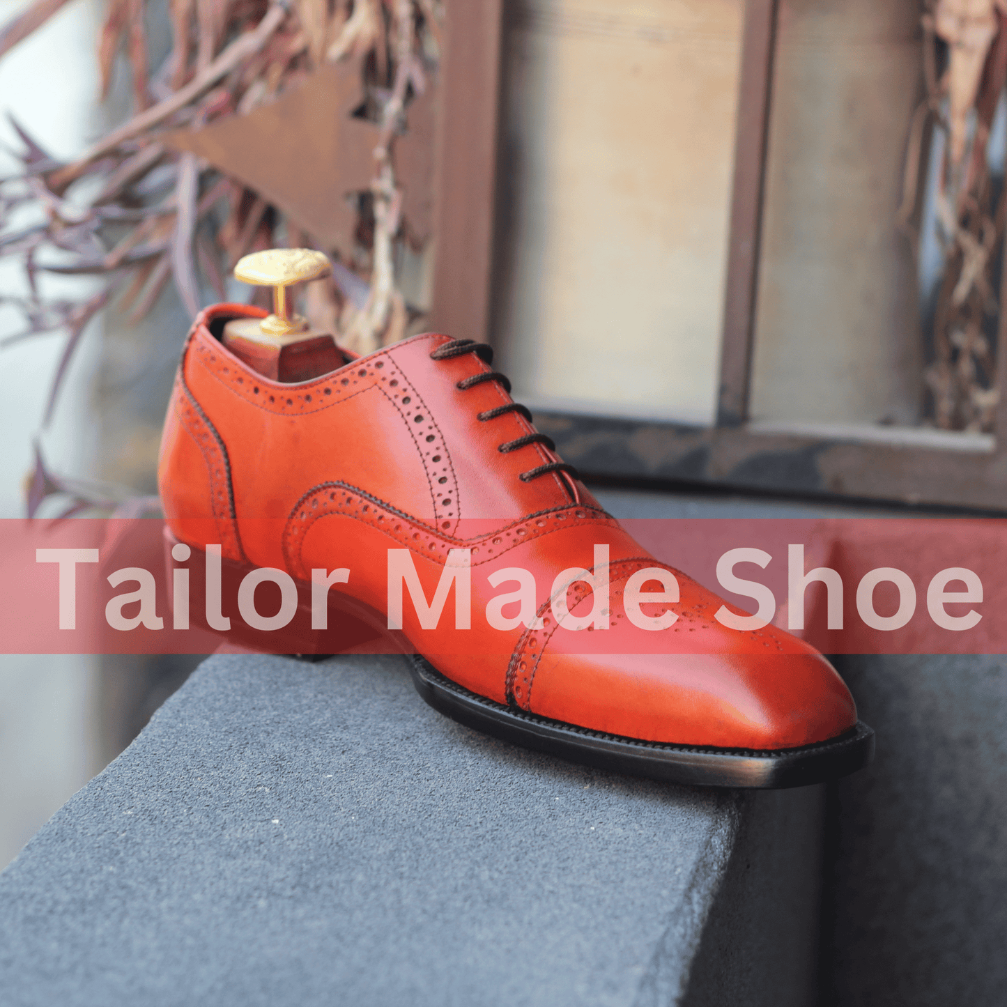 Classic Brogue Leather Oxfords – Handcrafted Formal Footwear Premium Handmade Cap-Toe Oxford Shoes for Men – Business & Formal Wear