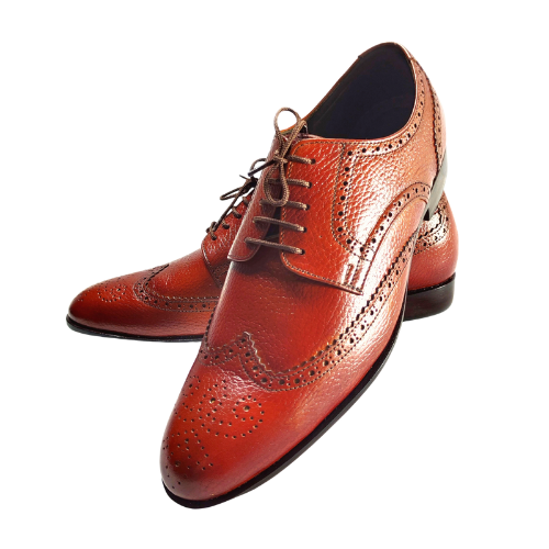 Handstiched Handpainted Handmade Geniune Leather Wintip Shoes Brogue Shoes Oxford Formal Dress Mens Shoes