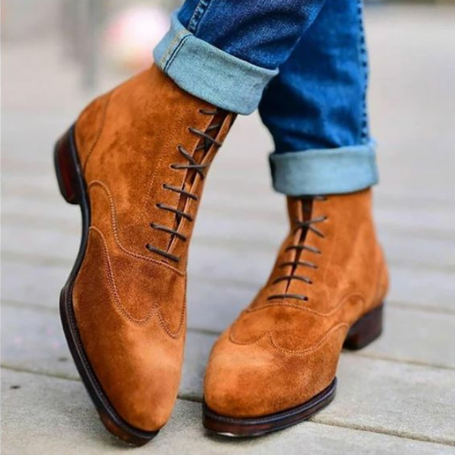 Handcrafted Suede Boots Quality and Class, Handmade Custom Premium Quality Suede Long Boots Winter Boots Laceup Men's Boots Women's Boots
