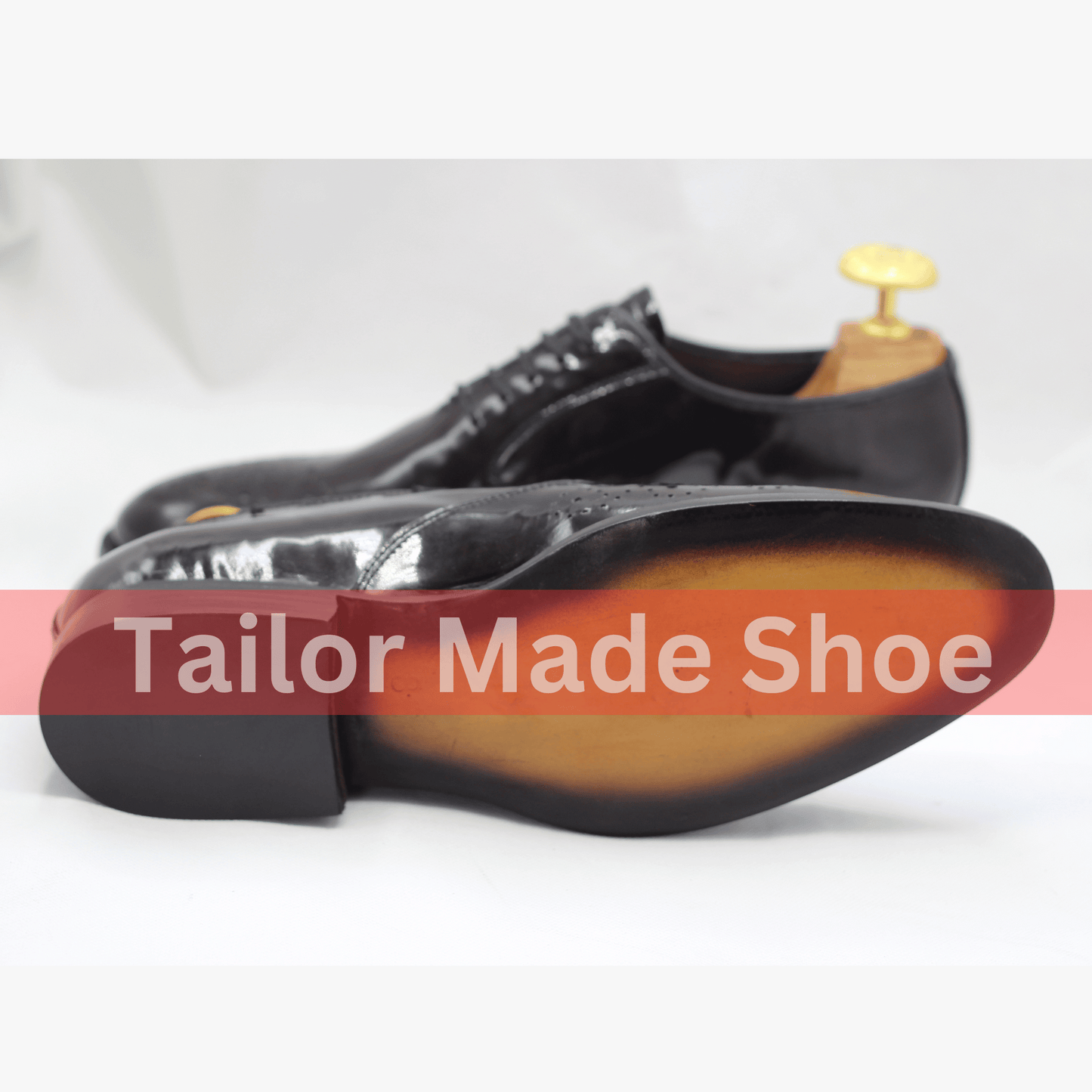 Handmade Black Oxford Shoes – Premium Patent Leather Design Timeless Black Leather Shoes – Perfect for Weddings & Business Wear