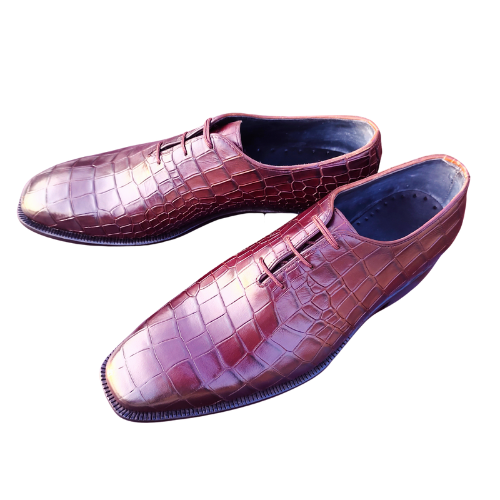New Custom Made Shoes Bespoke Handmade Shoes Made to Measure Shoes Genuine Crocodile Print Green Leather Laceup Oxford Mens Stylish Shoes
