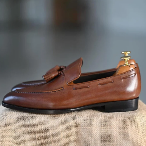 Tailored Moccasin Shoes Your Feet's Best Friend, Custom-Made Loafers Vintage Shoes, Winter Shoes Handmade Handcrafted Shoes Pure Leather Shoes for Mens