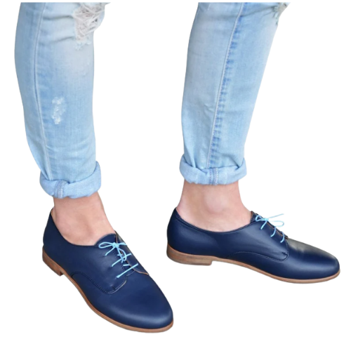 Navy blue oxford shoes best sale womens