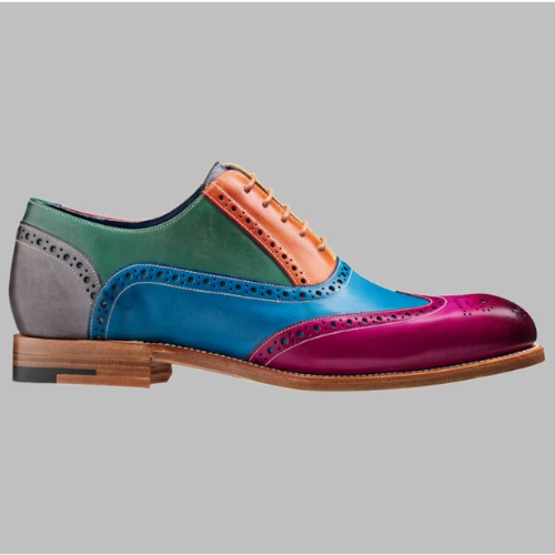 Bespoke Handmade Goodyear Welted Premium Quality Multi Color Leather Shoes Oxford Shoes Men's Shoes Ceremony Shoes Event Shoes