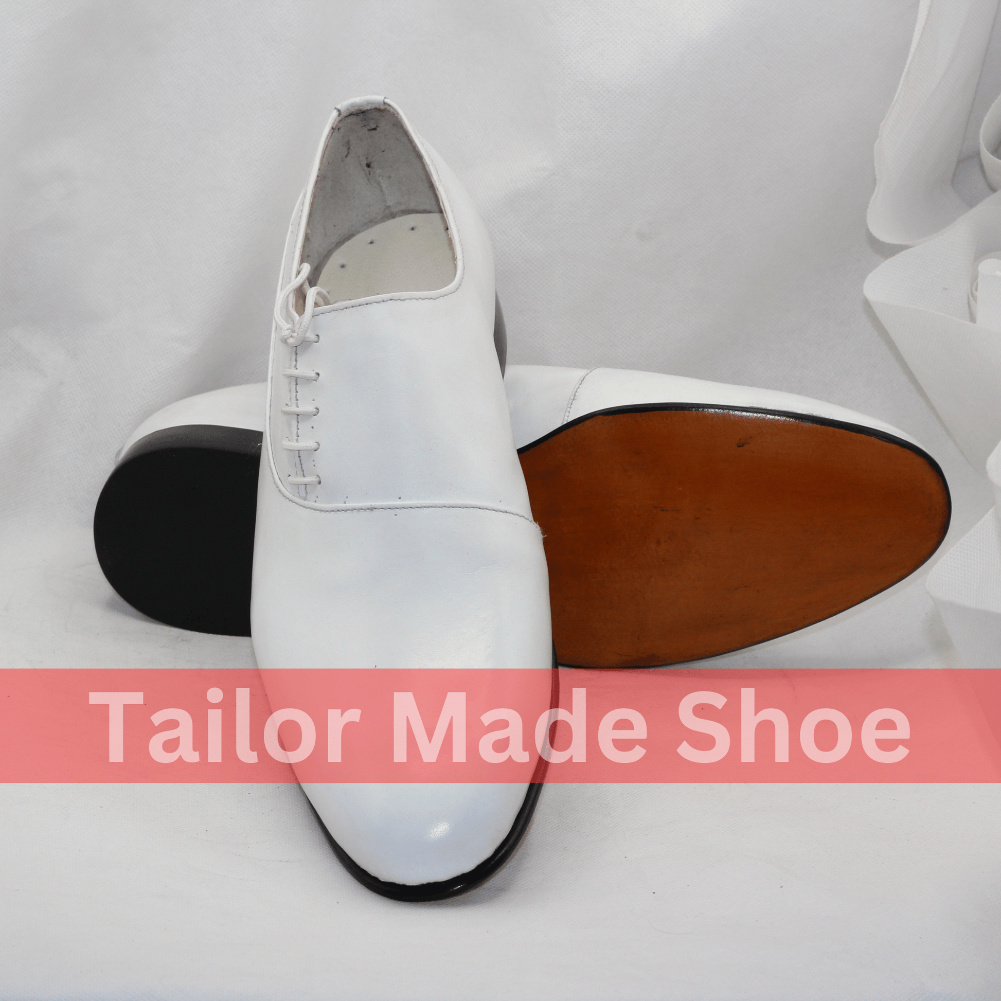 Classic White Formal Lace-Up Shoes for Special Occasions Classic Men’s White Formal Shoes – Premium Quality Leather