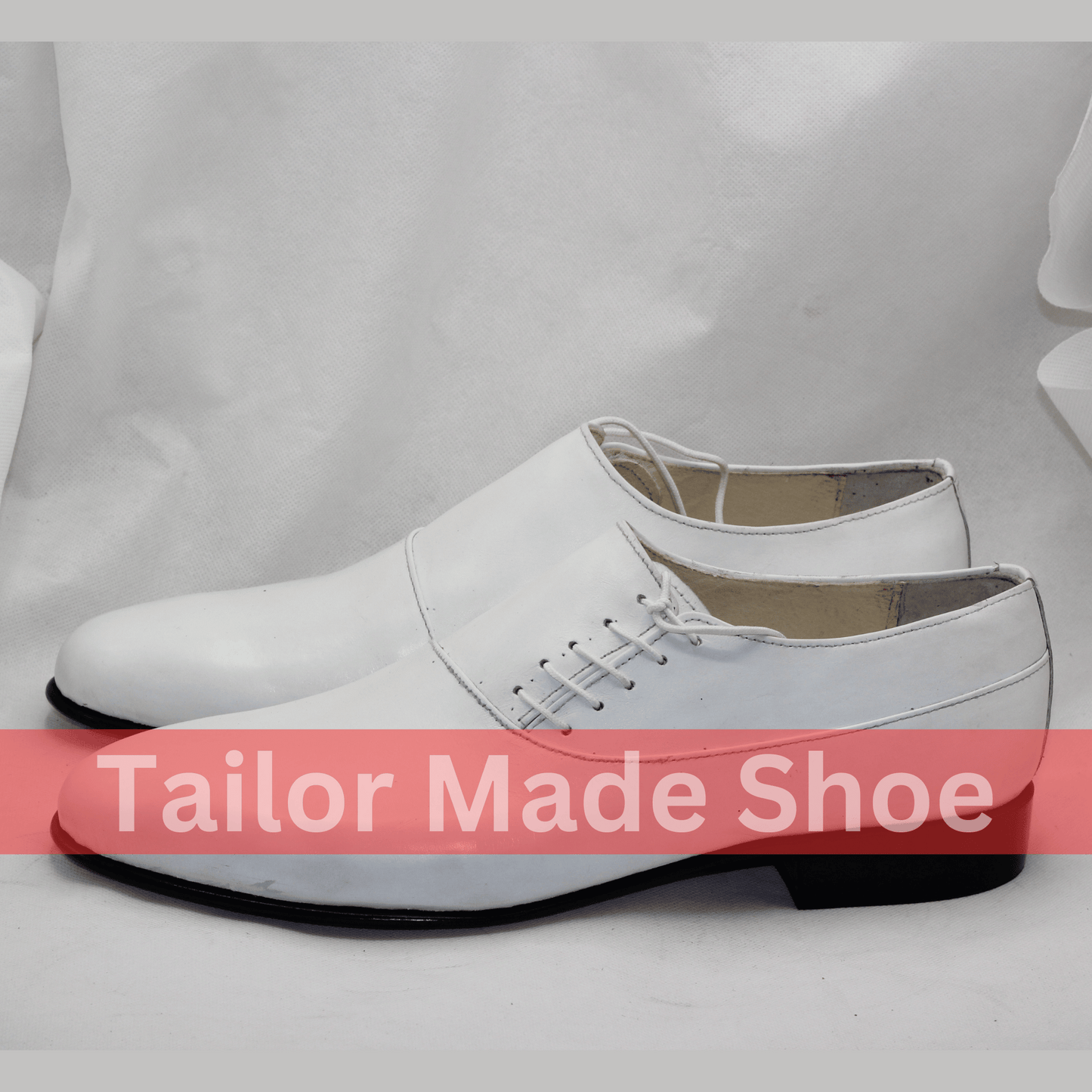Classic White Formal Lace-Up Shoes for Special Occasions Classic Men’s White Formal Shoes – Premium Quality Leather