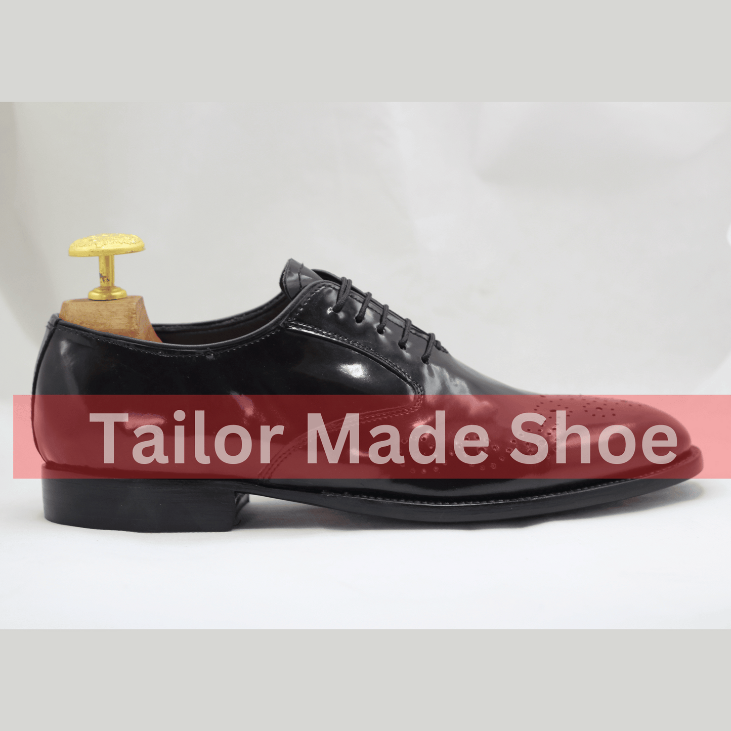 Handmade Black Oxford Shoes – Premium Patent Leather Design Timeless Black Leather Shoes – Perfect for Weddings & Business Wear