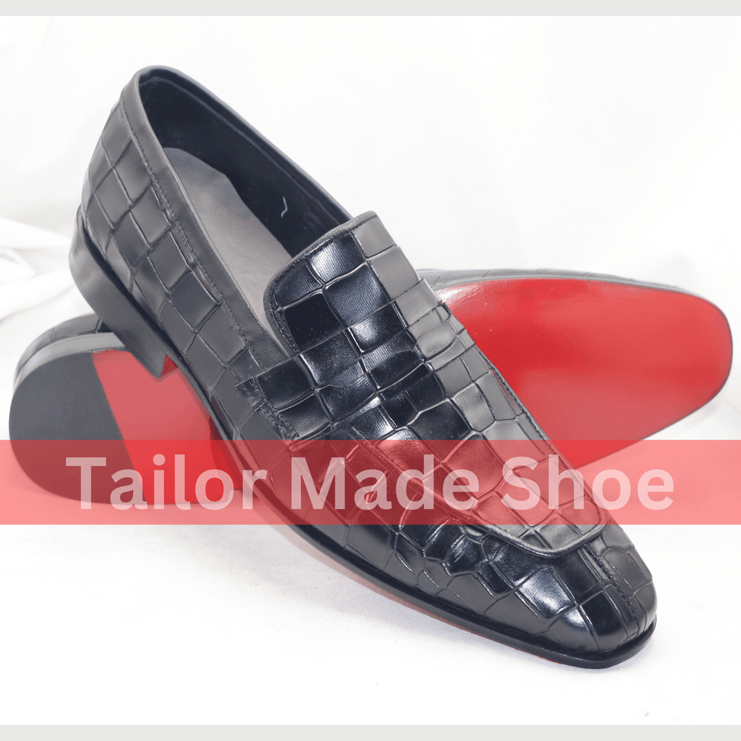 Handmade Luxury Crocodile Leather Loafers for Men – Bespoke Craftsmanship for Weddings and Style 