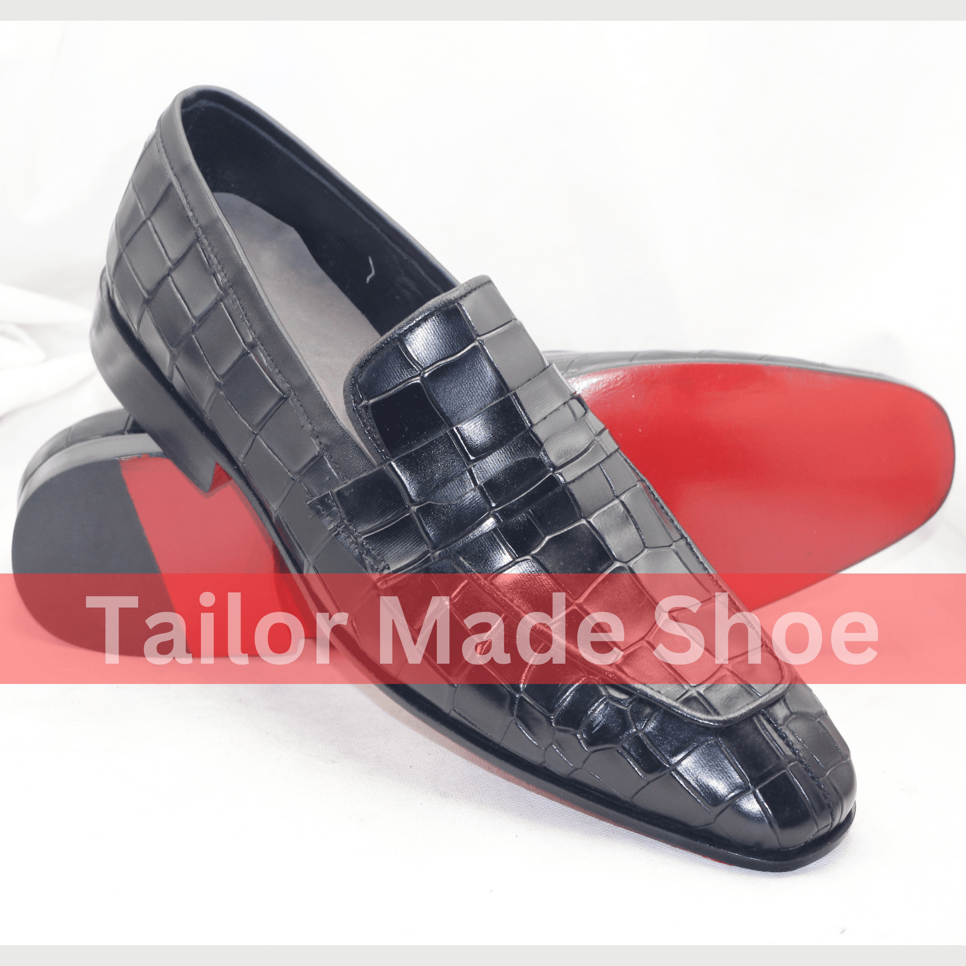 Handmade Luxury Crocodile Leather Loafers for Men – Bespoke Craftsmanship for Weddings and Style 