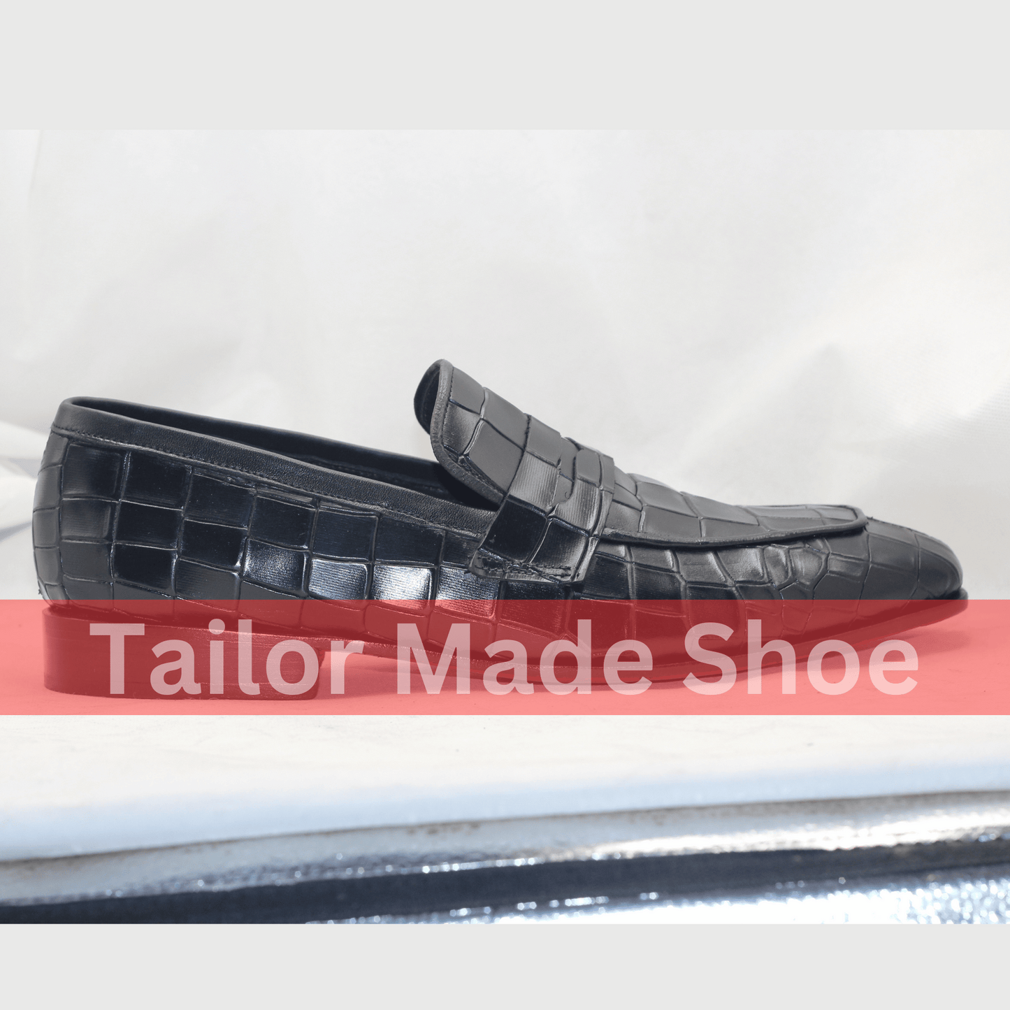 Handmade Luxury Crocodile Leather Loafers for Men – Bespoke Craftsmanship for Weddings and Style 