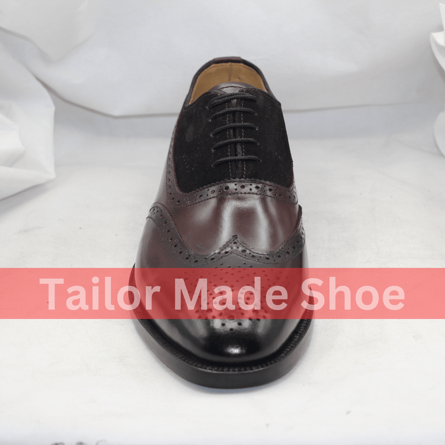Handmade Two-Tone Leather Brogues – Luxury Men's Wedding Shoes Handcrafted Leather Oxford Brogues – Perfect for Weddings and Style Enthusiasts