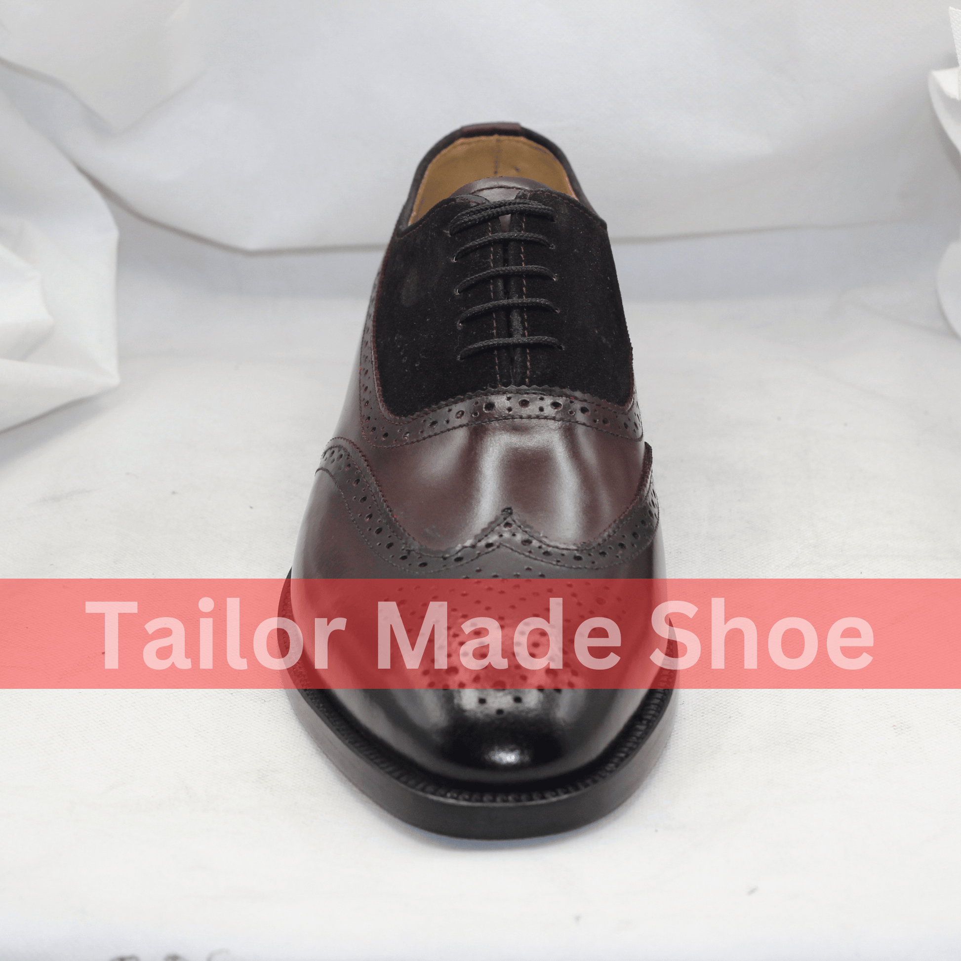 Handmade Two-Tone Leather Brogues – Luxury Men's Wedding Shoes Handcrafted Leather Oxford Brogues – Perfect for Weddings and Style Enthusiasts