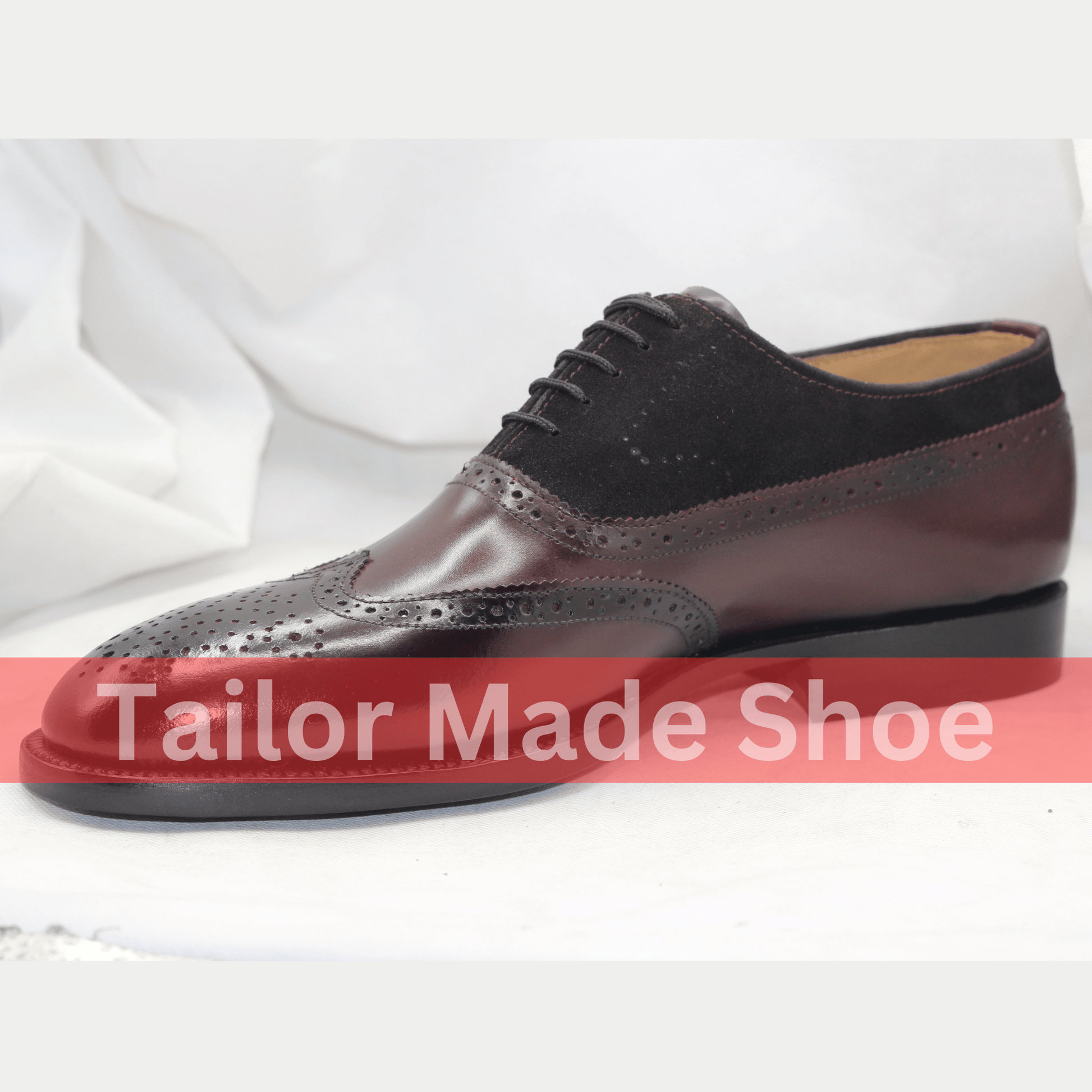 Handmade Two-Tone Leather Brogues – Luxury Men's Wedding Shoes Handcrafted Leather Oxford Brogues – Perfect for Weddings and Style Enthusiasts