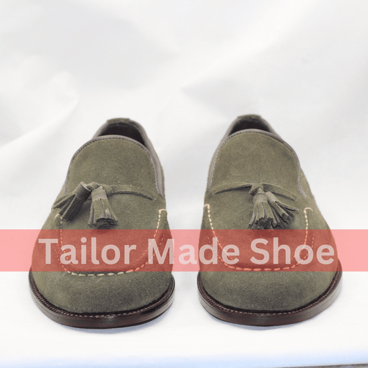 Luxury Men’s Green Suede Tassel Loafers Sophisticated Olive Green Suede Loafers – Comfortable and Durable Design
– Perfect for Casual and Formal Wear