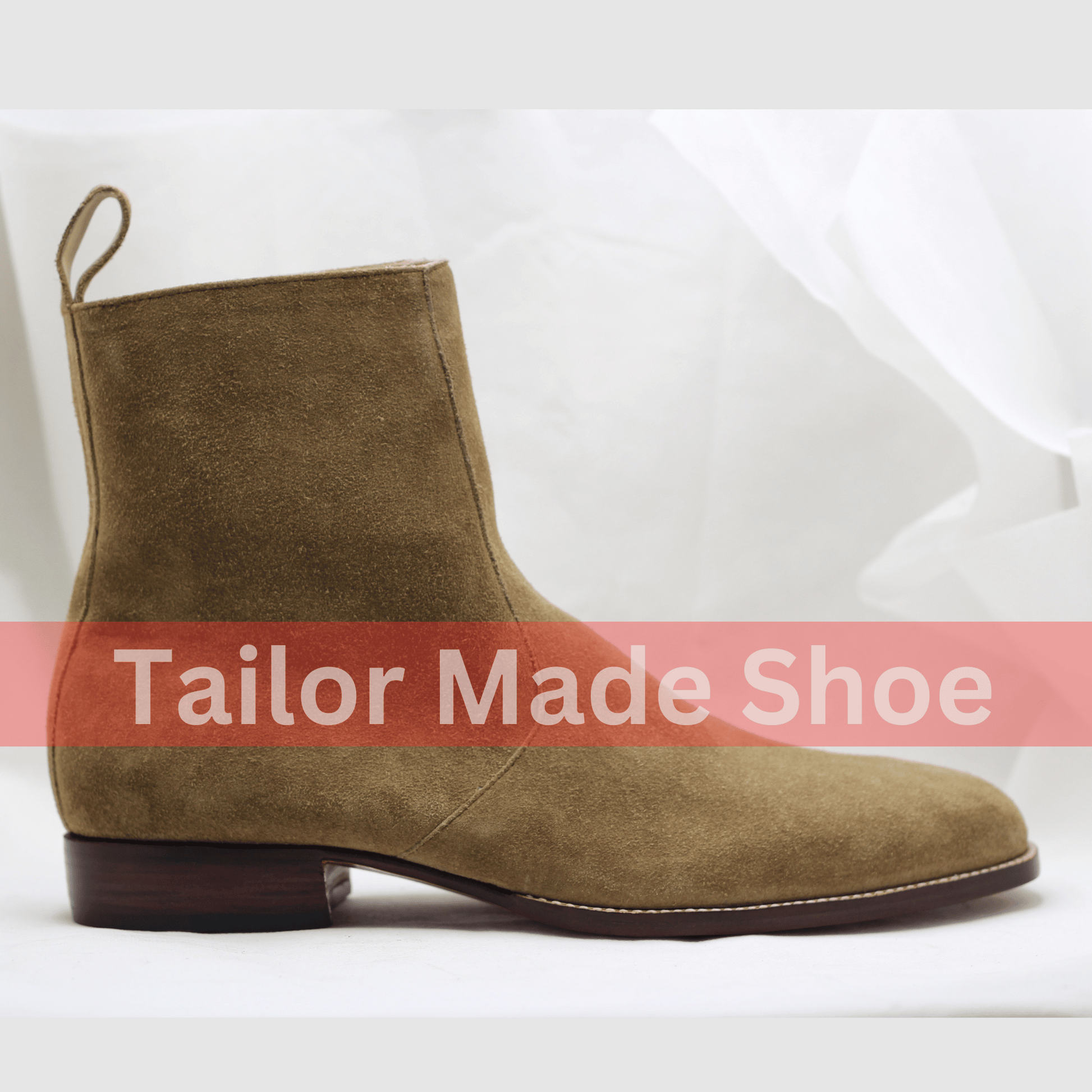 Luxury Suede Ankle Boots for Men – Tan Leather, Timeless Style Handmade Men’s Chelsea Boots – Tan Suede, Perfect Everyday Wear