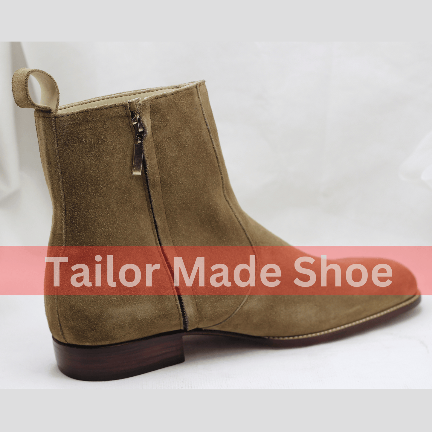 Luxury Suede Ankle Boots for Men – Tan Leather, Timeless Style Handmade Men’s Chelsea Boots – Tan Suede, Perfect Everyday Wear