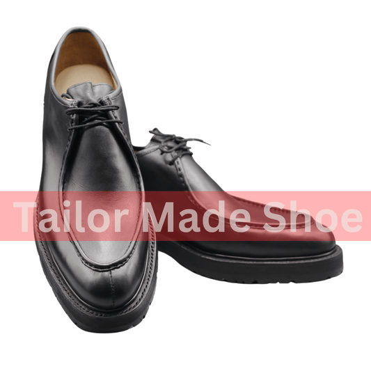 Stylish Black Leather Shoes with Comfort Fit Sole Luxury Handmade Black Leather Dress Shoes Elegant Black Leather Shoes with Durable Sole