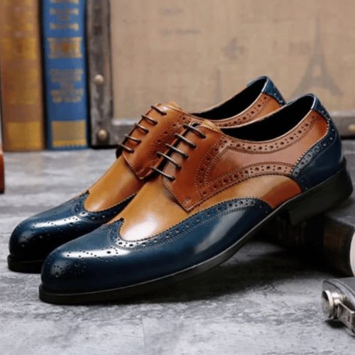 Tailor-Made Premium Leather Oxford Shoes for Men-Tailored Leather Oxford Shoes: Luxury Redefined