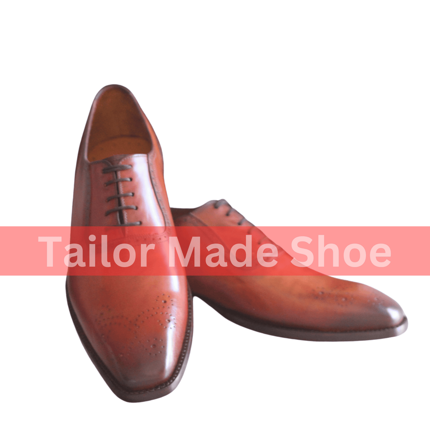 Tailor-Made Burnished Leather Oxfords - Perfect Wedding & Formal Shoes Classic Oxford Shoes in Burnished Leather - Tailor Made for Ultimate Comfort