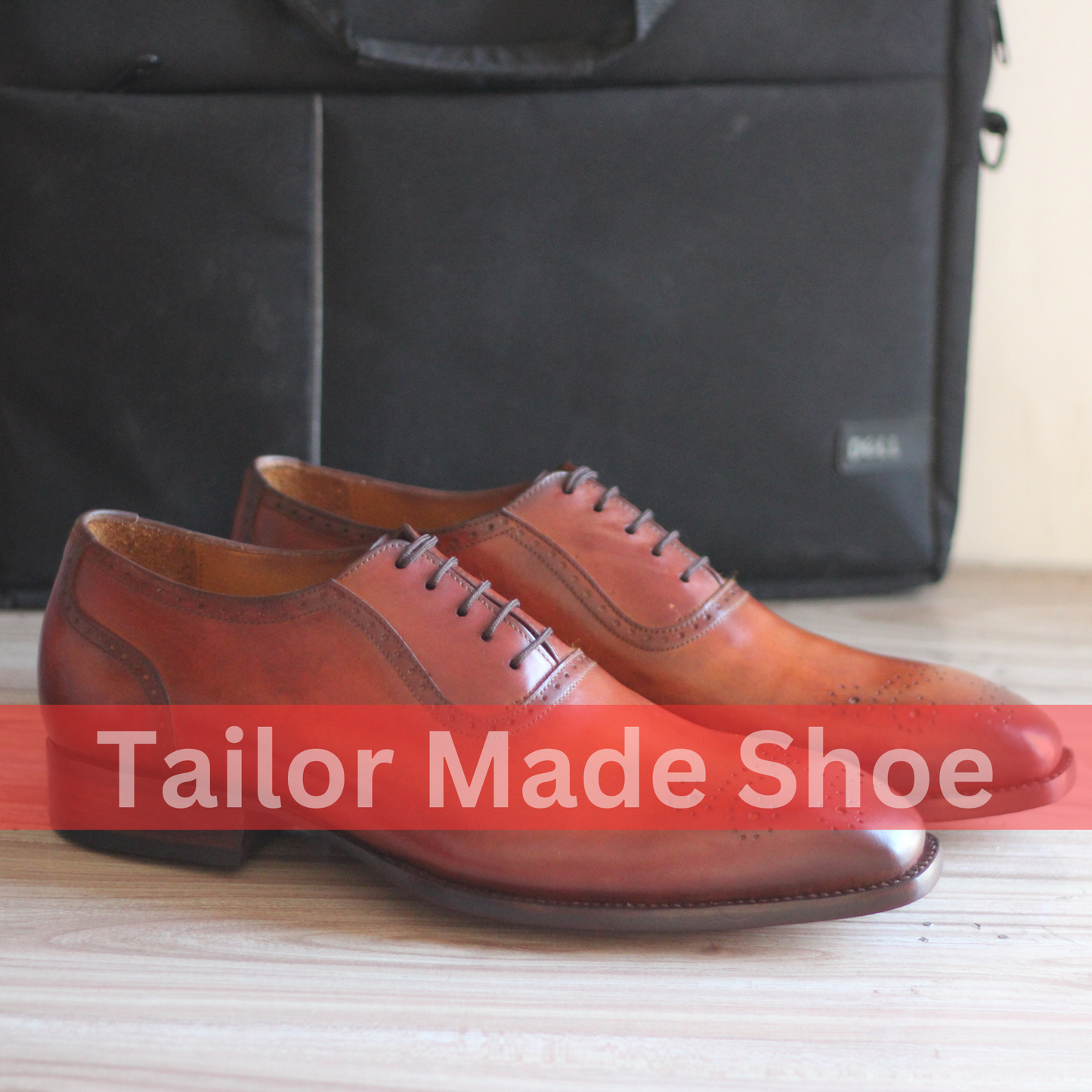 Tailor-Made Burnished Leather Oxfords - Perfect Wedding & Formal Shoes Classic Oxford Shoes in Burnished Leather - Tailor Made for Ultimate Comfort