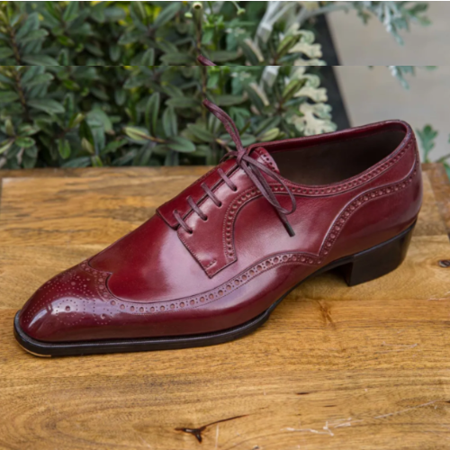 Tailor Made Bespoke Handmade Custom Made Handstitched Genuine Leather Wingtip, Brogue Oxford Mens Stylish Shoes Fashion Shoes Trending Shoes