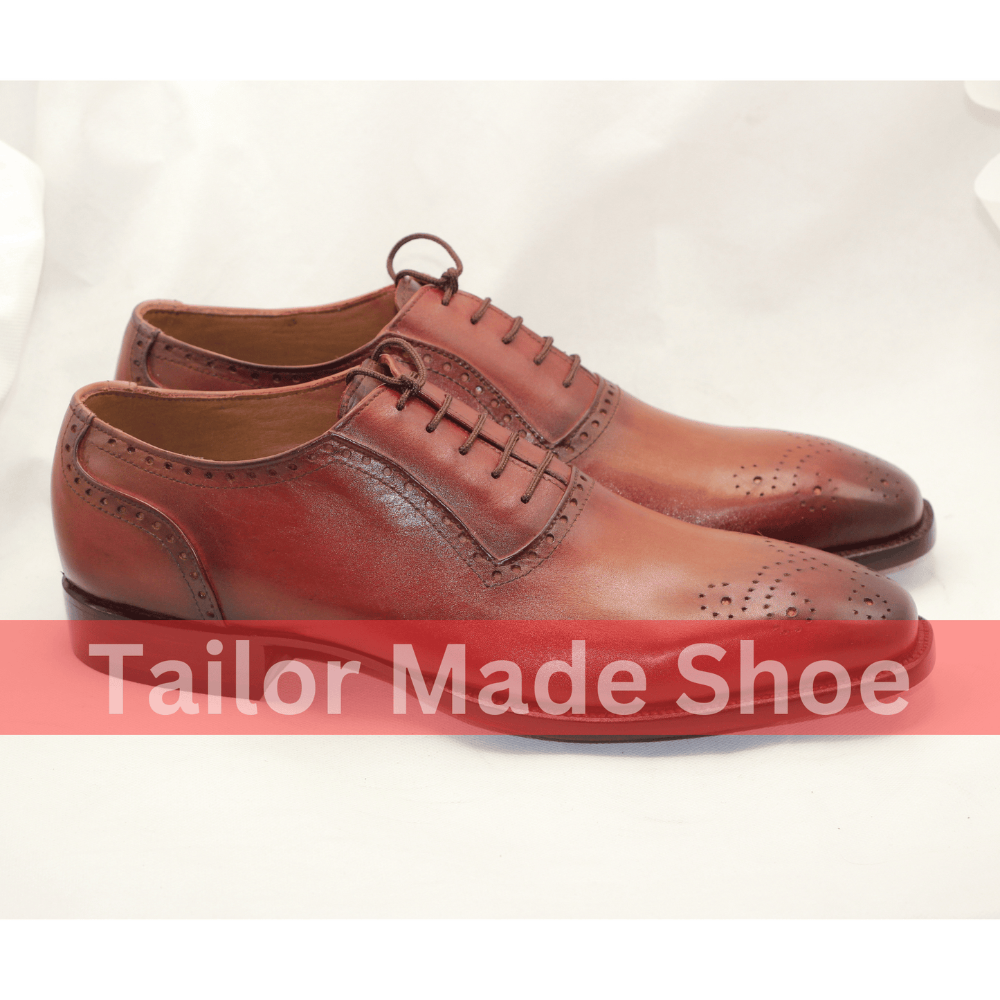 Vintage Brown Leather Shoes with Brogue Detailing – Perfect for Every Occasion Tailor-Made Brown Oxfords – Perfect Blend of Style & Durability