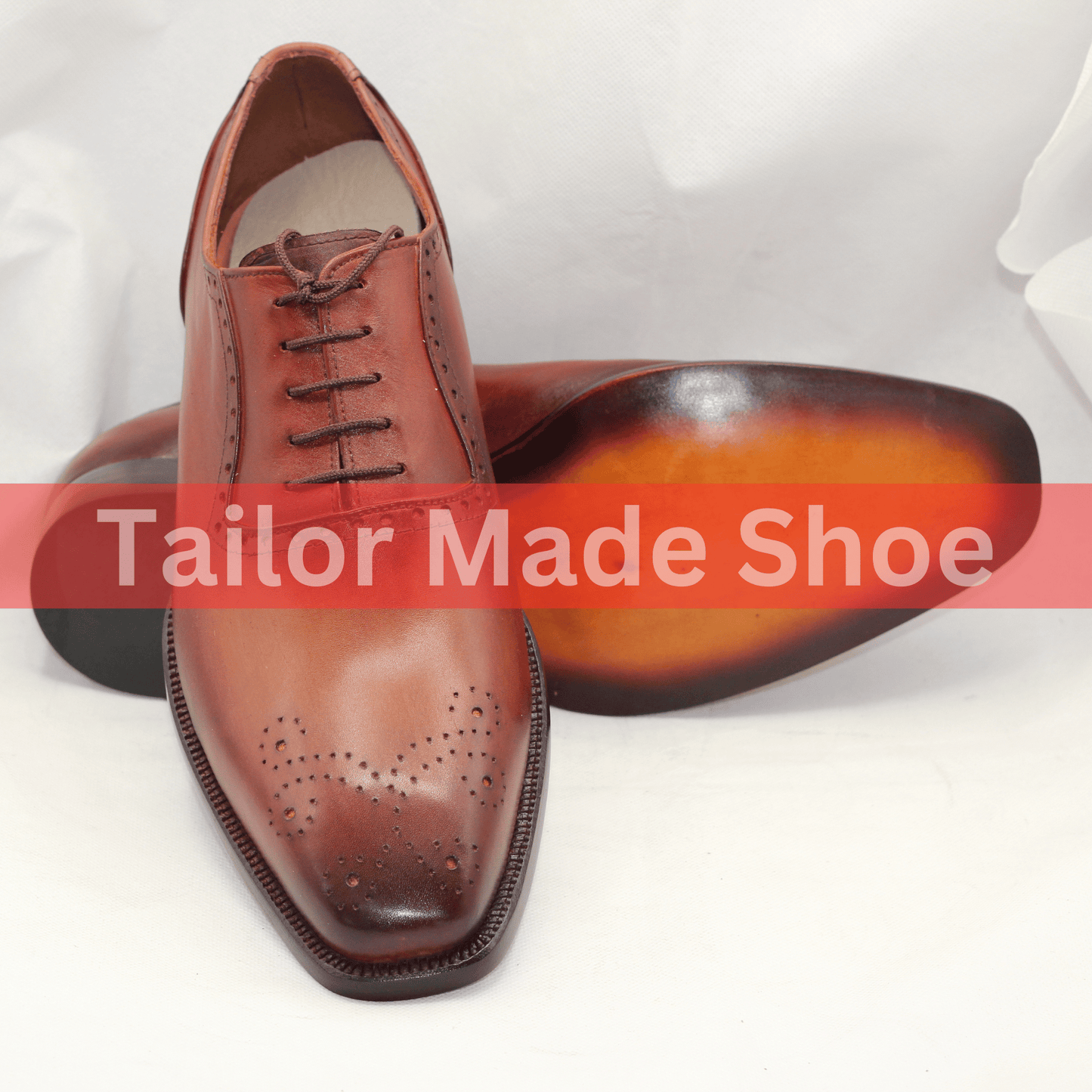 Vintage Brown Leather Shoes with Brogue Detailing – Perfect for Every Occasion Tailor-Made Brown Oxfords – Perfect Blend of Style & Durability