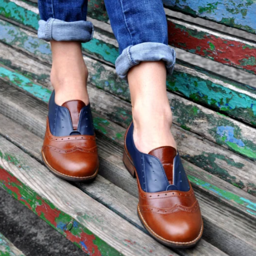 Women's Handmade Custom Made Made to Measure Loafers Oxford Shoes