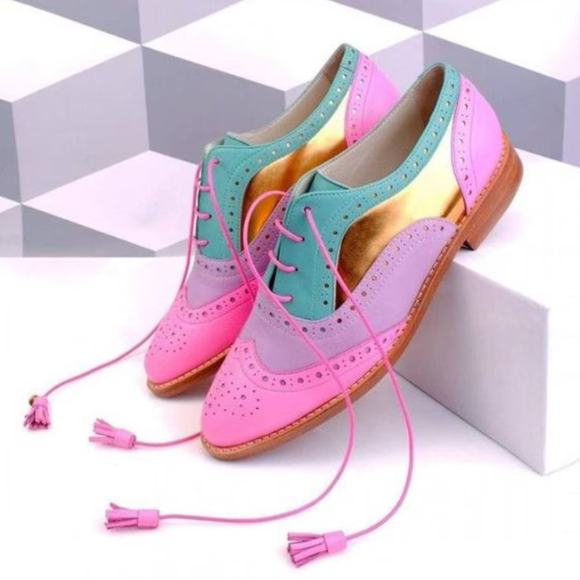 Womens purple hotsell oxford shoes